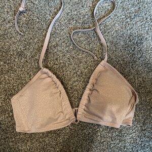 Snitched bikini glitter top